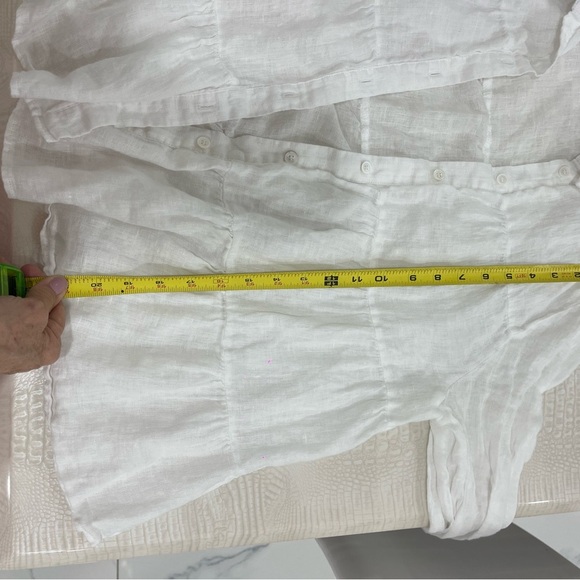 Zara Cream Button Down Casual Shirt - Picture 6 of 7